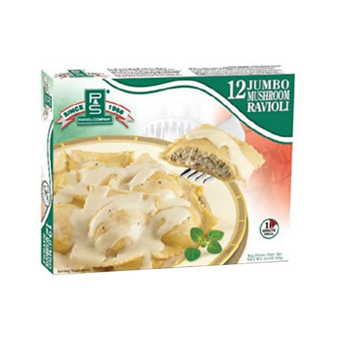 12 Jumbo Mushroom Ravioli