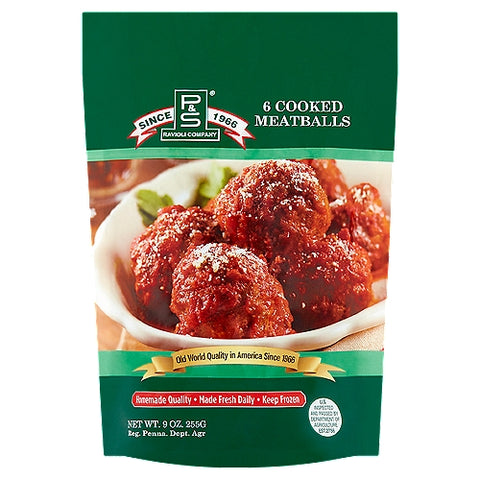 Cooked Meatballs (bag of 6)